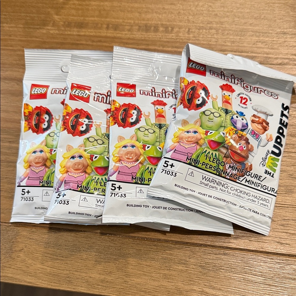 Unopened LEGO Minifigure Muppets packs